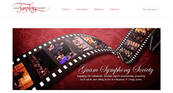 Desktop Screenshot of guamsymphony.com